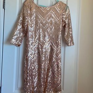 Short sequin dress